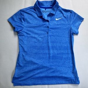 Nike Sport Girls Youth Performance Golf Polo Shirt Size M